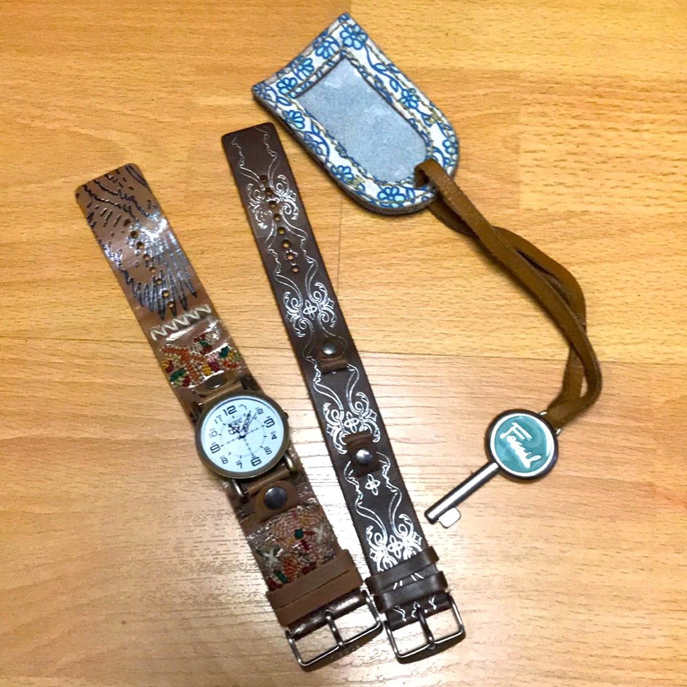 Fossil watch/luggage tag 🏷